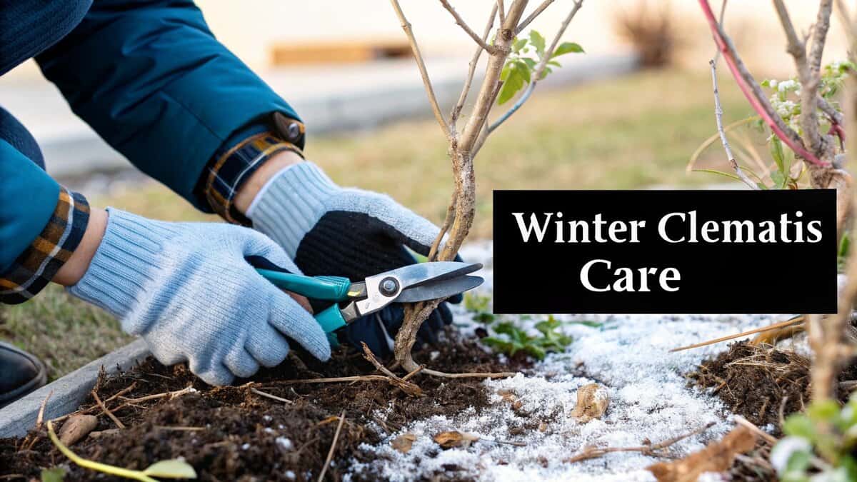 Caring for Clematis in Winter A Stoke-on-Trent Gardener's Guide